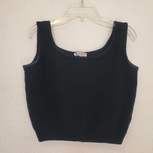 St John Sport Marie Gray Basics Santana Tank Sweater Size M Preppy Quiet Luxury